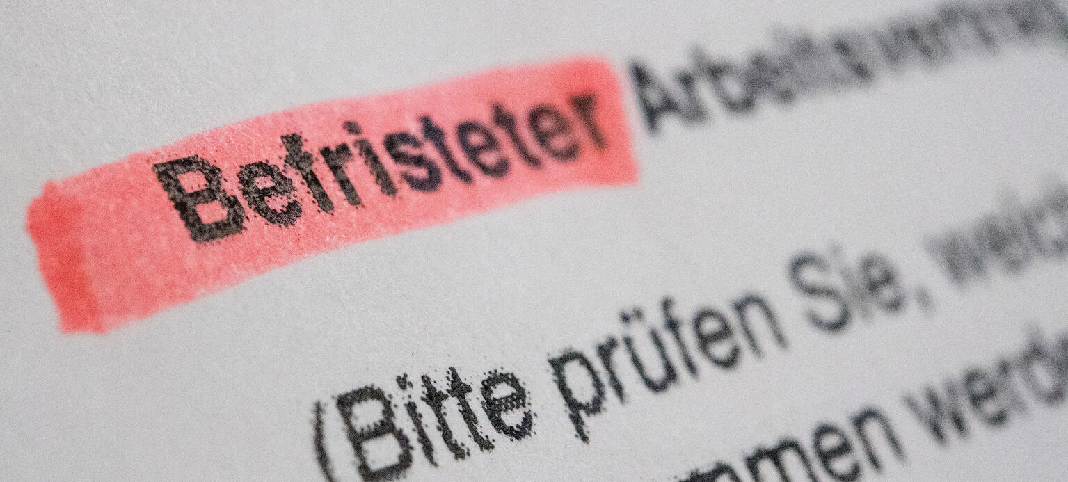 Befristeter Arbeitsvertrag