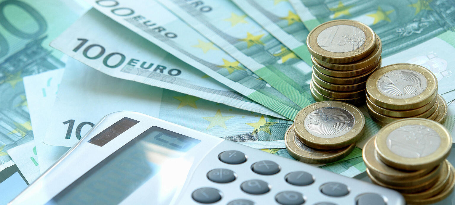 Taschenrechner und Euro