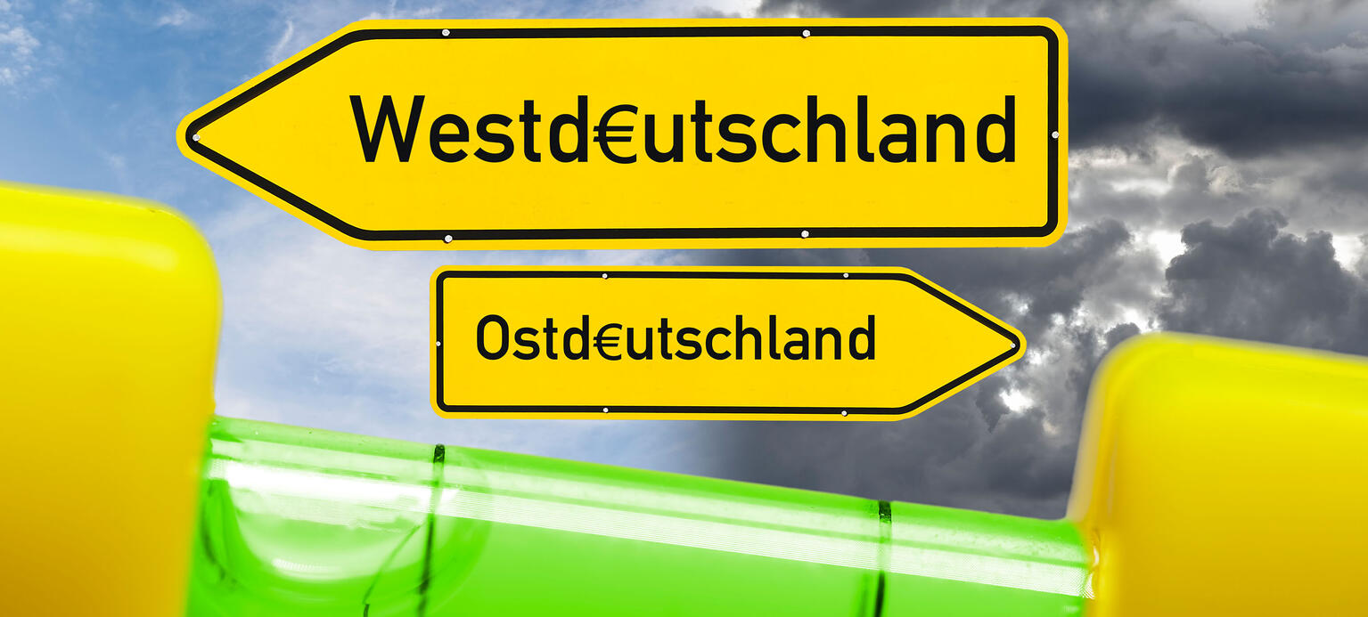 Tarif Löhne Ost West Ungleichgewicht Wasserwaage