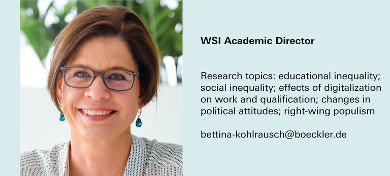WSI Academic Director Bettina Kohlrausch
