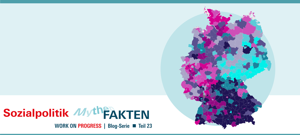 Stilisierte Deutschlandkarte auf Grundlage von Abbildung 1 des Blogbeitrags