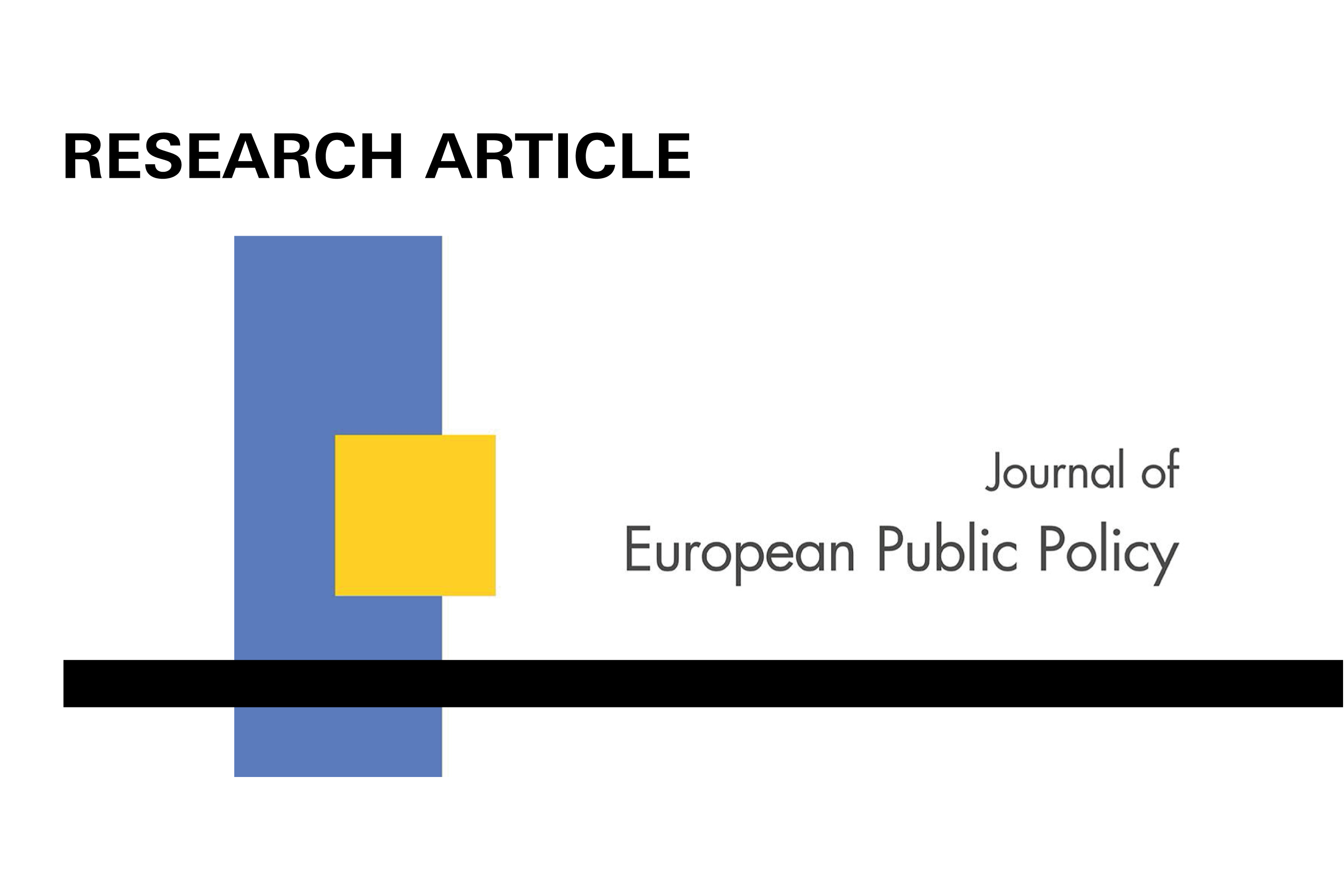 Article in Journal of European Public Policy